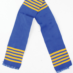 Estola de Graduación Kente de la Hermandad Sigma Gamma Rho, Auténtica, Tejida a Mano en Ghana, de Algodón Azul Rey y Dorado, para Ceremonias - Product Image 2