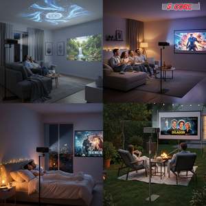 5 Core Projector Stand Floor Adjustable 66" Universal Projectors Support for Home Office & Studio - Product Image 4