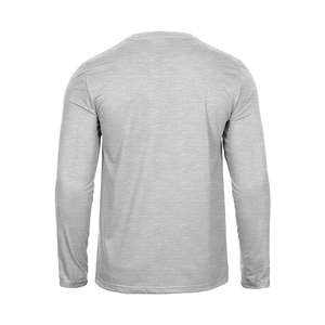 Camiseta de Manga Larga 100% Algodón Jersey Cuello Redondo Color Sólido Camisetas de Hombre de Alta Calidad con Logotipo Personalizado - Product Image 6