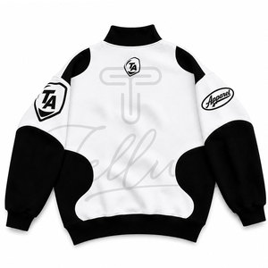 เสื้อสเวตเชิ้ตผู้ชายแบบซิป ¼ ตัว คอตั้ง ทรงปกติ ผ้าถักขนแกะ พิมพ์ลาย สีพื้น แห้งเร็ว สไตล์ฮิปฮอป แฟชั่นฤดูหนาว - Product Image 6
