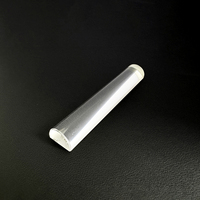 Lentille cylindrique plano-convexe personnalisée en verre optique BK7 pour le façonnage des faisceaux laser et la vision industrielle