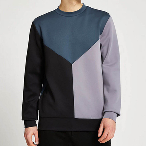 Fabricants de vêtements, impression de logo streetwear personnalisé, sweat-shirt à col rond rayé en tricot, 400 g/m², pull-over - Product Image 1