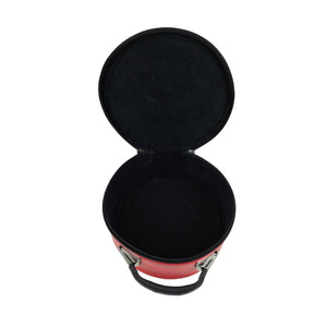 Professional Universal Crown Cap Case Red PU Leather Carry Bag for Regalia Crown Caps Manufacturer OEM Service - Product Image 2