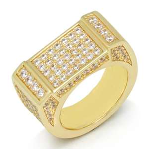 Bague carrée en argent de fournisseur indien pour les événements du soir et les occasions spéciales, disponible au prix d'exportation - Product Image 2