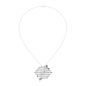 925 <b>Sterling</b> <b>Silver</b> Fine Pendants & Charms for Women White Gold Plated Abstract Natural Emerald Cut Trendy <b>Necklace</b> Pendant - Product Image 1