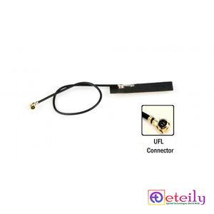 Antenne interne flexible ETEILY haute performance à profil bas 868 MHz, câble de 1,13 mm + connecteur UFL, modèle pour applications embarquées - Product Image 1