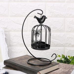 Lanterne décorative en métal à suspendre, porte-bougie, noir, décor vintage, ambiance de mariage, décoration intérieure, cadeau festif, premiumdeals - Product Image 6