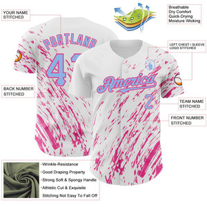 Jersey de Béisbol de Primera Calidad, Precio Directo de Fábrica, Estilo Moderno, Recién Llegado, Ropa Deportiva, Servicios OEM - Product Image 5