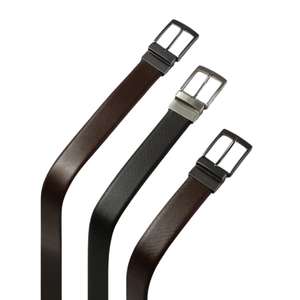 Nuevo Cinturón Casual de Cuero Genuino Negro Marrón con Hebilla de Metal de Cobre para Hombre, Estilo Simple, Logotipo Personalizado OEM ODM TWI, Duradero - Product Image 5