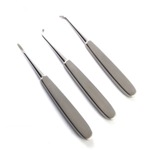 Kit d'élévateurs dentaires manuels en acier inoxydable, avec poignée confortable, instruments réutilisables pour professionnels dentaires - Product Image 6