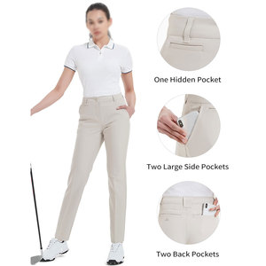 Pantalones Chinos de Mujer a la Moda, Transpirables, de la Mejor Calidad, con Control de Humedad, Antiencogimiento, para Fiestas, Reuniones, Eventos, Estilo Casual - Product Image 6