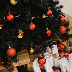 Albero di Natale Artificiale Douglas Fir Non Illuminato da 2,13 m con 1346 Punte, Rami Realistici, Stile Halloween Nero - Product Image 3