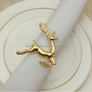 Decoración Navideña, Anillo para Servilletas con Diseño de Estrella Centelleante, Artículos Decorativos para Mesa, Aptos para Contacto con Alimentos - Product Image 4