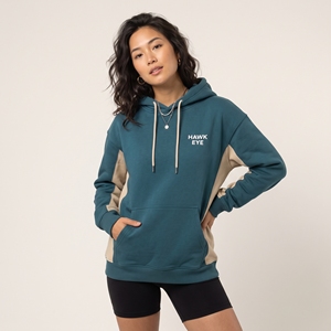 Sudadera con Capucha Personalizada para Mujer 2026, Diseño Color Block, Manga Larga, con Logotipo Impreso, Bolsillo Canguro, Estilo Casual para Otoño - Product Image 6