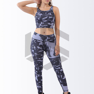 ชุดโยคะผู้หญิงลดราคาสุดฮอต ทนทาน ระบายอากาศได้ดี แห้งเร็ว ไร้ตะเข็บ ผลิตจากผ้าสแปนเด็กซ์และโพลีเอสเตอร์ ลายเรียบ เอวยางยืด ชุดแบบสองชิ้น - Product Image 6