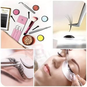 New Gold Plated Eyelash Tweezers Set Precision Tip <b>Smooth</b> Surface Extension <b>Tools</b> with Premium Customized Box Packaging - Product Image 6