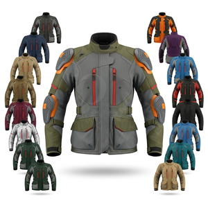 Custom Top Quality Motorcycle Riding Jacket Custom Printed Own Brand Name Protective Armor Breathable Touring Riding Moto Jacket - Product Image 1