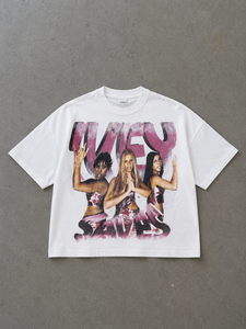 เสื้อยืดโอเวอร์ไซส์ผู้ชาย ย้อมสีเส้นด้ายจากโรงงาน สีดำขาว คอกลม ผ้าฝ้าย 100% สไตล์ลำลอง สตรีทแวร์ ทรงปกติ ด้านหน้า - Product Image 5