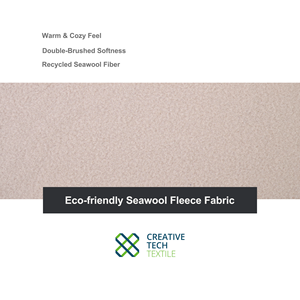 SWL-CK0153 Lana de lana de mar reciclada PET/Poliéster=60/40 P/D, Forro polar de lana de mar reciclada sostenible - Product Image 5