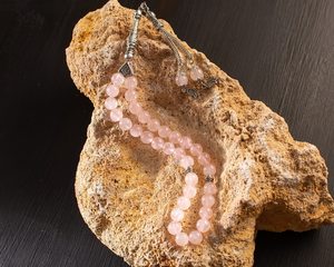 ลูกประคำสวดมนต์ฟาตูราน แบบกำหนดเอง ทำจากเรซิ่น 100% คุณภาพสูง ลูกปัดทำมือสีเทอร์ควอยซ์ ดีไซน์วงกลมรูปนางฟ้า - Product Image 3