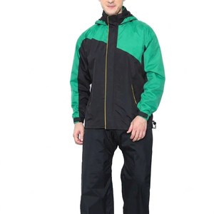 Conjunto Deportivo Cortavientos para Hombre, Chaqueta con Capucha y Cremallera Completa con Pantalones Jogger a Juego, Ropa Deportiva Ligera y Resistente al Viento - Product Image 4