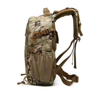 Sac à dos tactique de chasse classique imperméable camouflage avec fermeture éclair pour la randonnée en plein air, le camping, capacité 77L+, design unisexe - Product Image 4