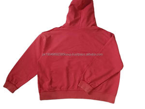 เสื้อฮู้ดผ้าฝ้ายหนาสำหรับผู้ชายโอเวอร์ไซส์วินเทจสำหรับฤดูหนาวซักกระเป๋าด้านข้าง - Product Image 4