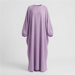 Abaya Musulmana para Mujer, Vestido Largo Hijab de Una Pieza, Ropa Islámica, Cobertura Total, Prenda Modesta Hecha a Mano, para Fiesta, Exportación - Product Image 1