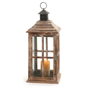 Lanterne décorative suspendue en fer blanc et verre trempé, faite à la main, idéale pour table, jardin et événements, prix abordable, vente chaude - Product Image 2
