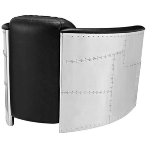 เก้าอี้หนังสไตล์นักบินแบบวินเทจสไตล์โมเดิร์นเก้าอี้ดีไซน์แอร์วิงสำหรับโรงแรมบ้านในฟาร์มแบบสบายๆ - Product Image 4