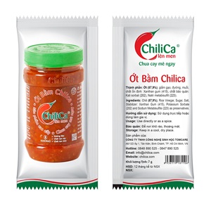 Suplemento Alimenticio OEM ODM Pasta de Chile Fresca ChiliCa de Alta Calidad, Sobre de 7g, Fermentada, Ligeramente Ácida, 1 Año de Caducidad, Vietnam - Product Image 1