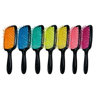 Wholesale Plastic Combs Shower Hair Brush Wide Tooth Comb for Shower Detangle Hair Brush