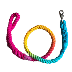 KRAZZY PETS Cotton Rope <b>Dog</b> <b>Leash</b> Braided Lace Bowknot Solid Medium for Daily Walking - Product Image 4