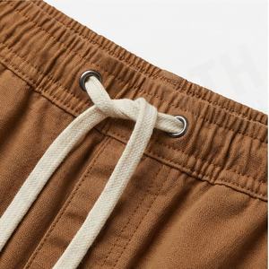 Pantalones Cortos Deportivos para Hombre de Buena Calidad, con Logotipo Personalizado, Transpirables, de Secado Rápido, de Lona Estampada, Poliéster/Algodón, con Cierre de Cordón - Product Image 4