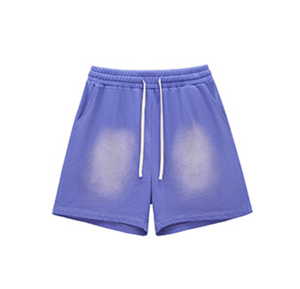 Pantalones Cortos Bermuda para Hombre, Estilo Vintage, Lavado al Sol, de Algodón, Teñido con Ácido, Felpa Francesa, Resistentes al Agua, Ecológicos - Product Image 1
