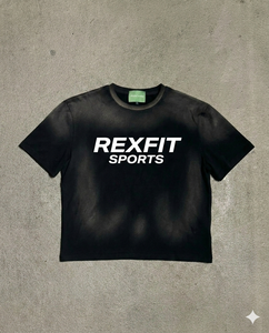 T-shirt Homme Oversize Streetwear Effet Délavé Premium 100% Coton Respirant avec Impression Personnalisée du Logo - Product Image 1