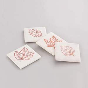 ชุดจานรองแก้วหินอ่อนสีดำสุดหรูสำหรับเครื่องดื่มและตกแต่งโต๊ะในราคาขายส่งที่ดีที่สุด - Product Image 5