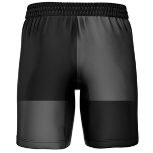 Pantalones Cortos Deportivos para Hombre con Bloques de Color, Cintura Elástica, Secado Rápido, Tejido de Poliéster, Ajuste Atlético, Tiro Medio con Bolsillos - Product Image 3