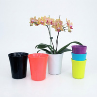 Pot à orchidées en plastique ABS imitation céramique, léger, durable, style scandinave, certifié ISO9001