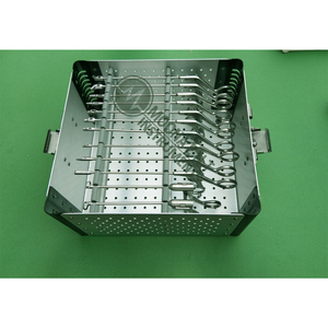 Ensemble de forceps d'arthroscopie 12 pièces avec boîte de stérilisation en aluminium, instrument chirurgical orthopédique certifié CE ISO13485 - Product Image 1