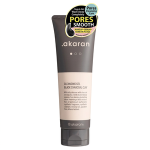 Excelente Precio, Calidad Maravillosa, Cuidado de los Poros y Puntos Negros, Arcilla de Carbón Negro AkaraN, Gel Desmaquillante Suave para Limpieza Facial - Product Image 1
