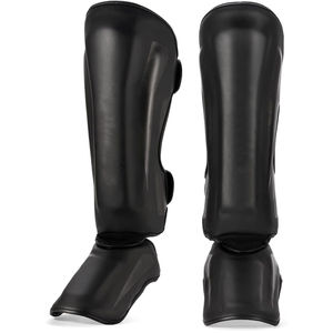 Protège-tibias de boxe en cuir respirant pour adultes, durables, personnalisables, confortables et de haute qualité - Product Image 5