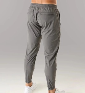 Men's Formal <b>Joggers</b> with Pocket Flare Cargo <b>Stacked</b> Pants Trousers Lightweight Elastic Waist Canvas - Product Image 3