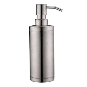 Distributeur de savon en laiton, flacon pompe en métal pour salle de bain, nickel brossé, emballage personnalisé disponible, distributeur de lotion sur pied - Product Image 4