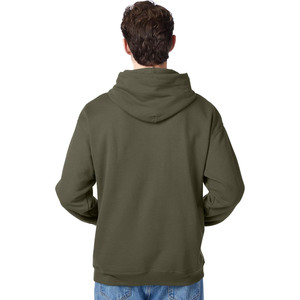 Sudadera con capucha para hombre, corte regular, color sólido, forro polar de algodón, a un precio razonable. - Product Image 2