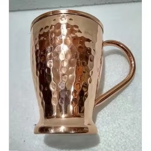 Hammered Copper Mule Mug With Brass Handle Vintage Style Drinkware Pure Copper Customized <b>Beer</b> Tea Coffee Mugs In Wholesale Cost - Product Image 6