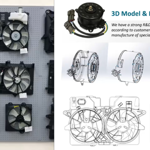 Ventilateur de radiateur 12V TAIWAN pour SUZUKI CARRY 08'~ 1.6L APV 04'~ OE # 17760-61J10 Certifié ISO9007 - Product Image 3