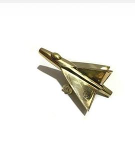 Modelo de Avión Art Deco de Latón Vintage - Decoración Ligera para Mesa de Oficina u Hogar - Product Image 4