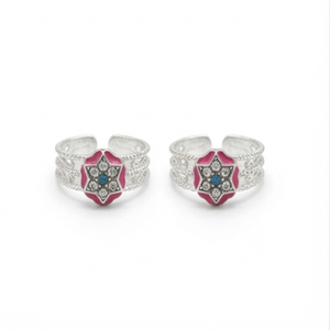 Anillo de Dedo del Pie DIVYORO BLOSSOM CLUSTER - Product Image 1