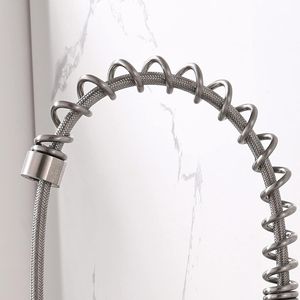 Grifo de Cocina Moderno con Rociador Extraíble de 2 Funciones, Llenador de Ollas, Arco Alto, Monomando, Acabado Pulido - Product Image 3